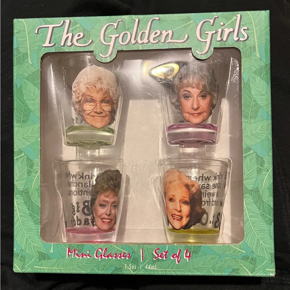ABC Just Funky Goden Girls Mini Glass Set - Multicolor